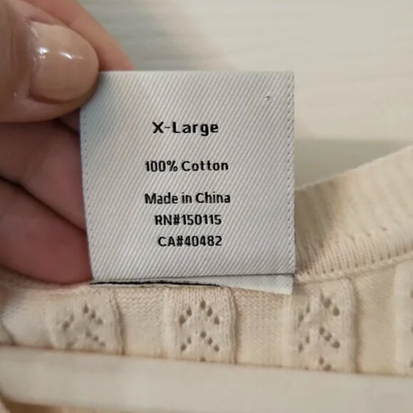 Like New Varley Florian Knit Canary Ivory Midi Dress - Picture 5 of 9